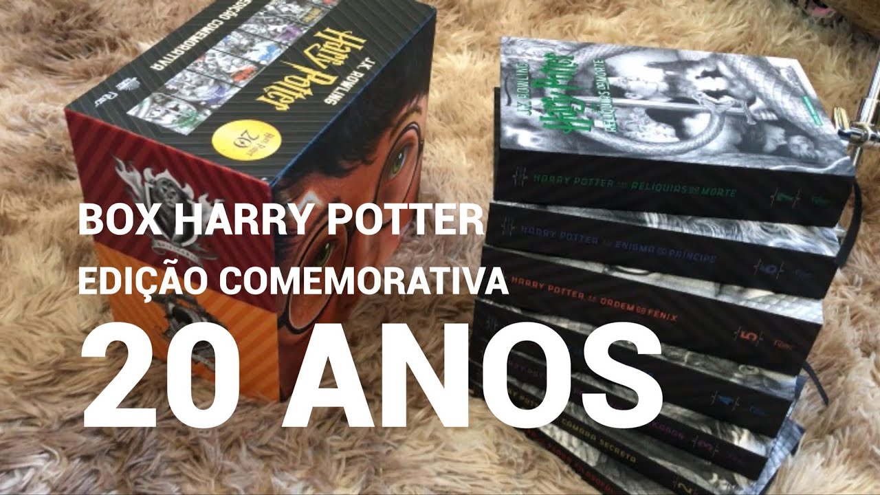 Box Comemorativo de 20 anos do Harry Potter - Editora Rocco #harrypotter