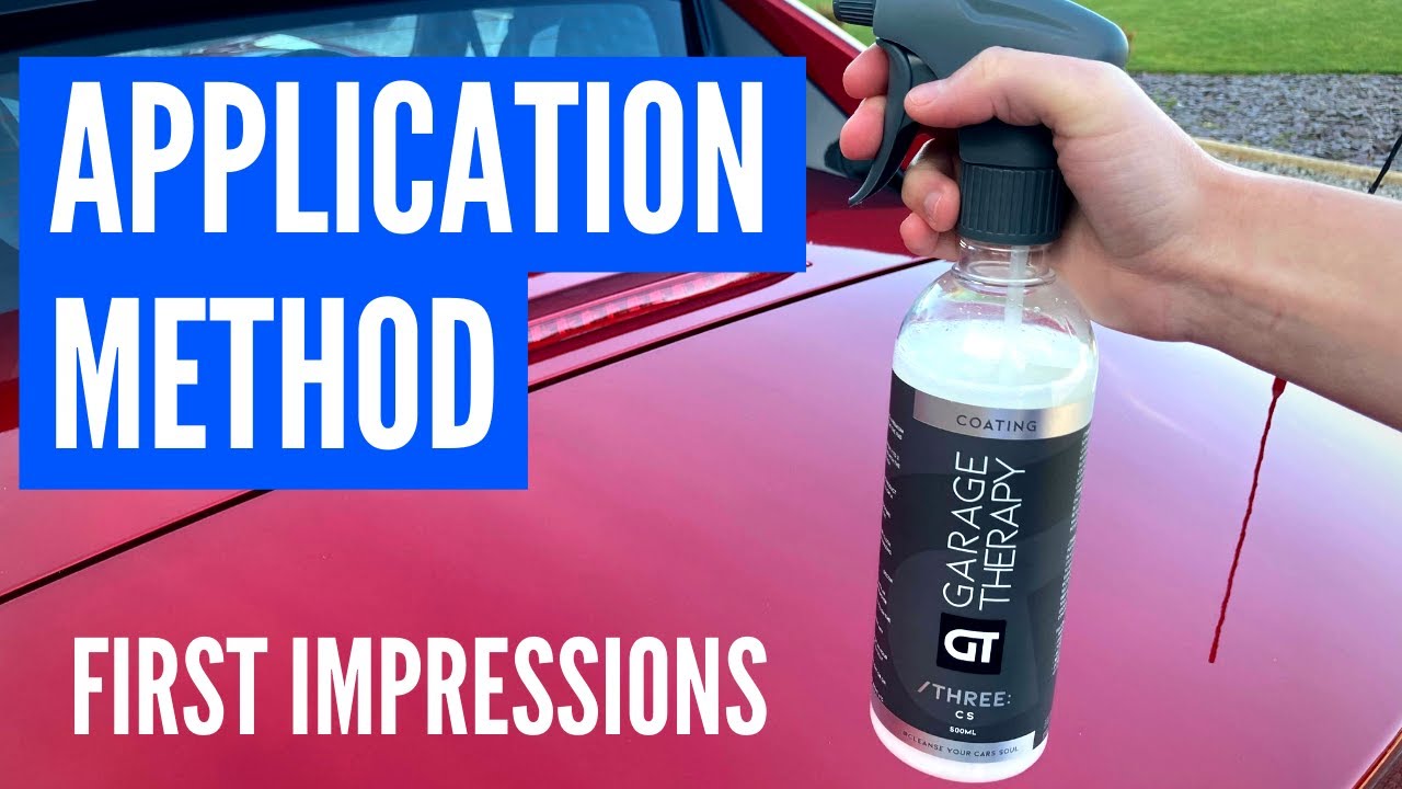 Garage Therapy /THREE: Ceramic Sealant | First Impressions and Application