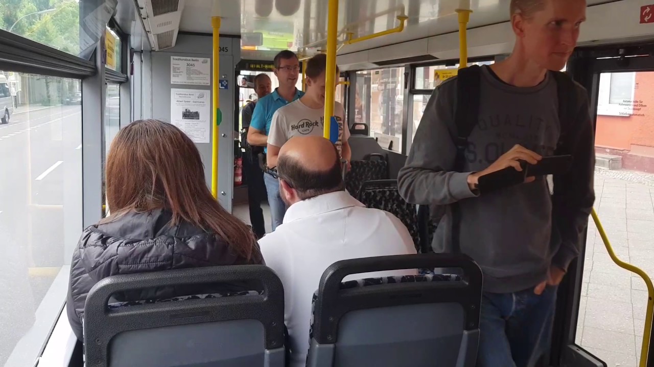 Mitfahrt in BVG 3045 (MAN ND 202) Auf Linie 181. Richtung U-Bahnhof Alt-Mariendorf