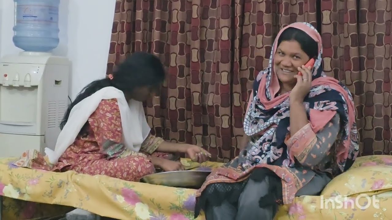 Nadia aur bao ki telephonic larai || ghar main lagi thee ronaq || @pulwashascookdoffical @hinaz.g