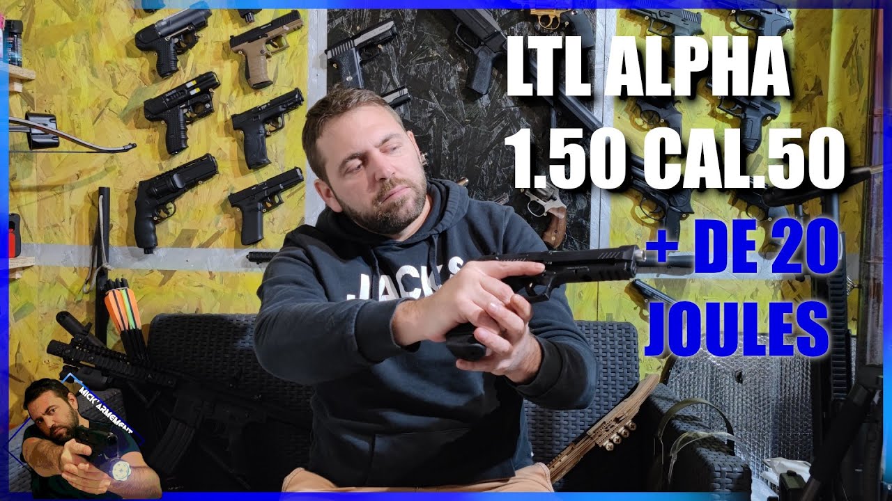 VIOLENT ! LE LTL alpha 1.50 18J Cal.50 bien au dessus des autres !!! 21 Joules et +