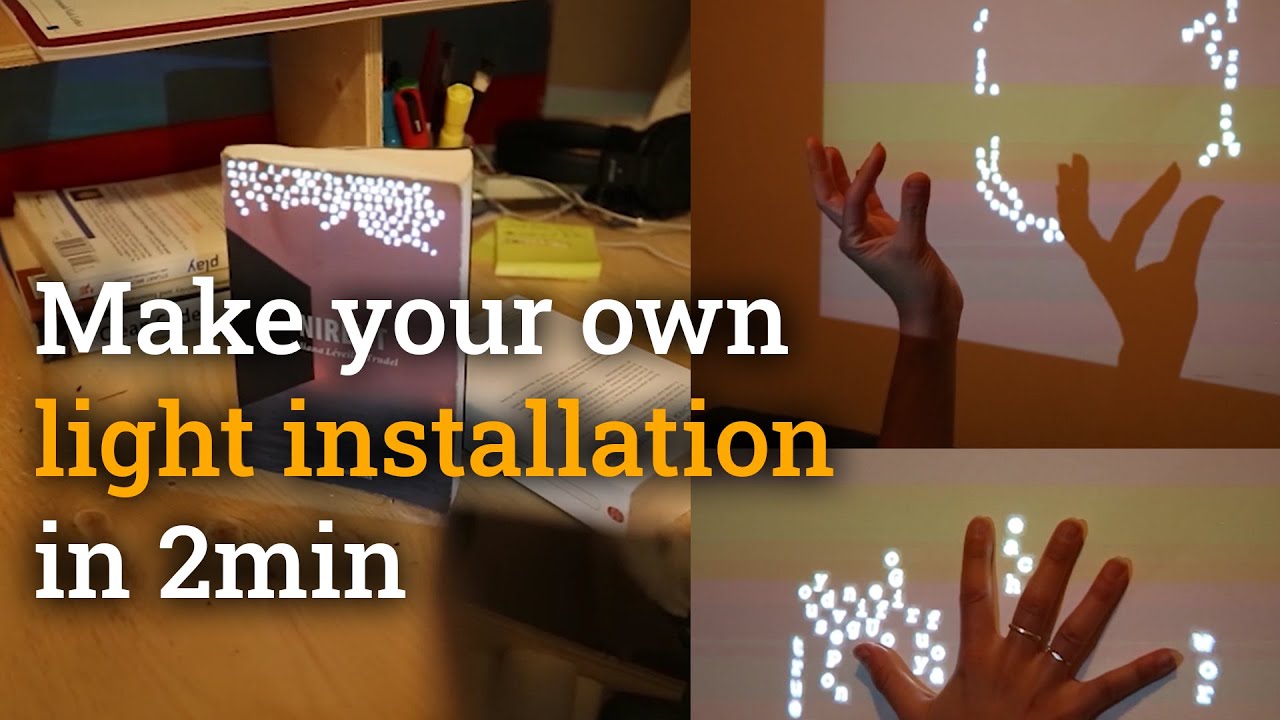 Caligram - Make your own interactive light installation