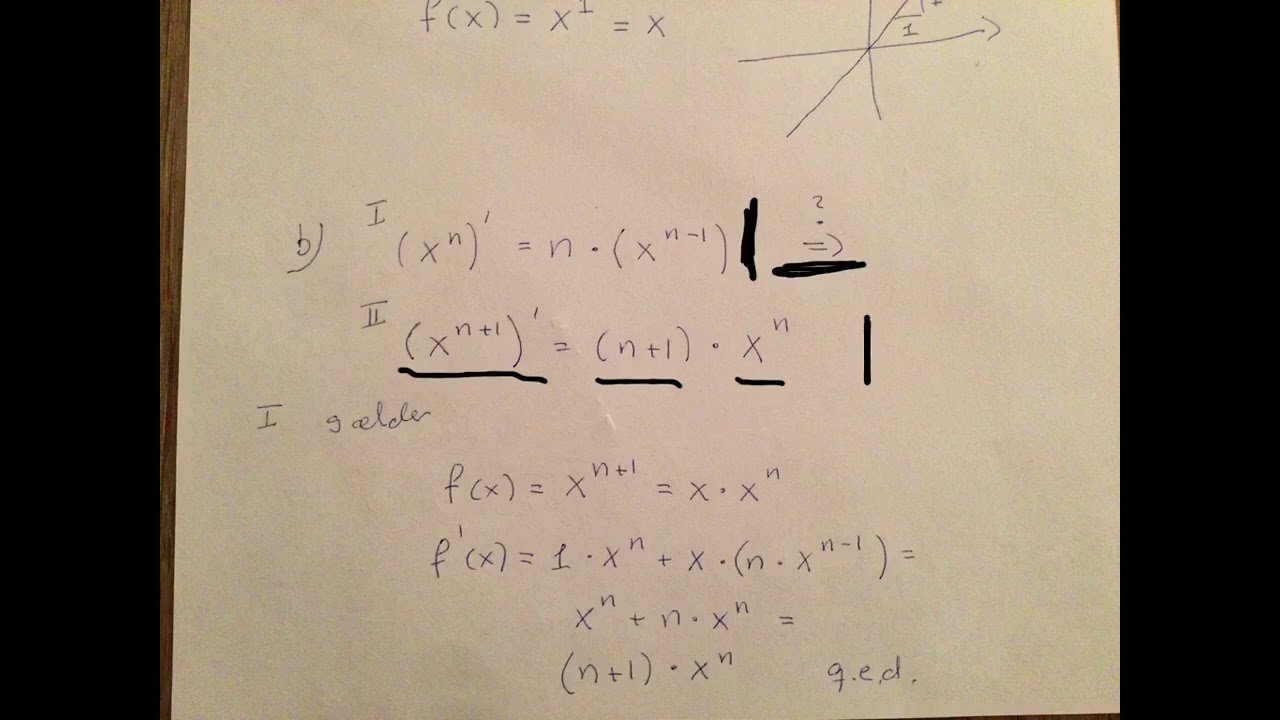 bevis differentiation x^n