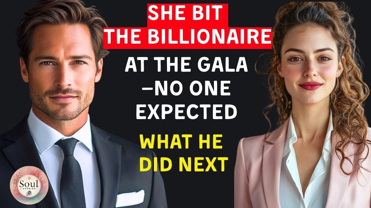 SHE BIT THE BILLIONAIRE AT THE GALA—HIS SHOCKING RESPONSE STUNNED THE WORLD!