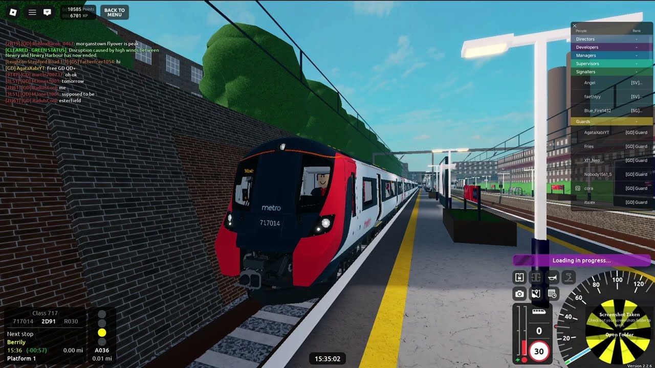 【SCR v2.2.6】SCR R030 Berrily → Willowfield (Class 717/0) Roblox