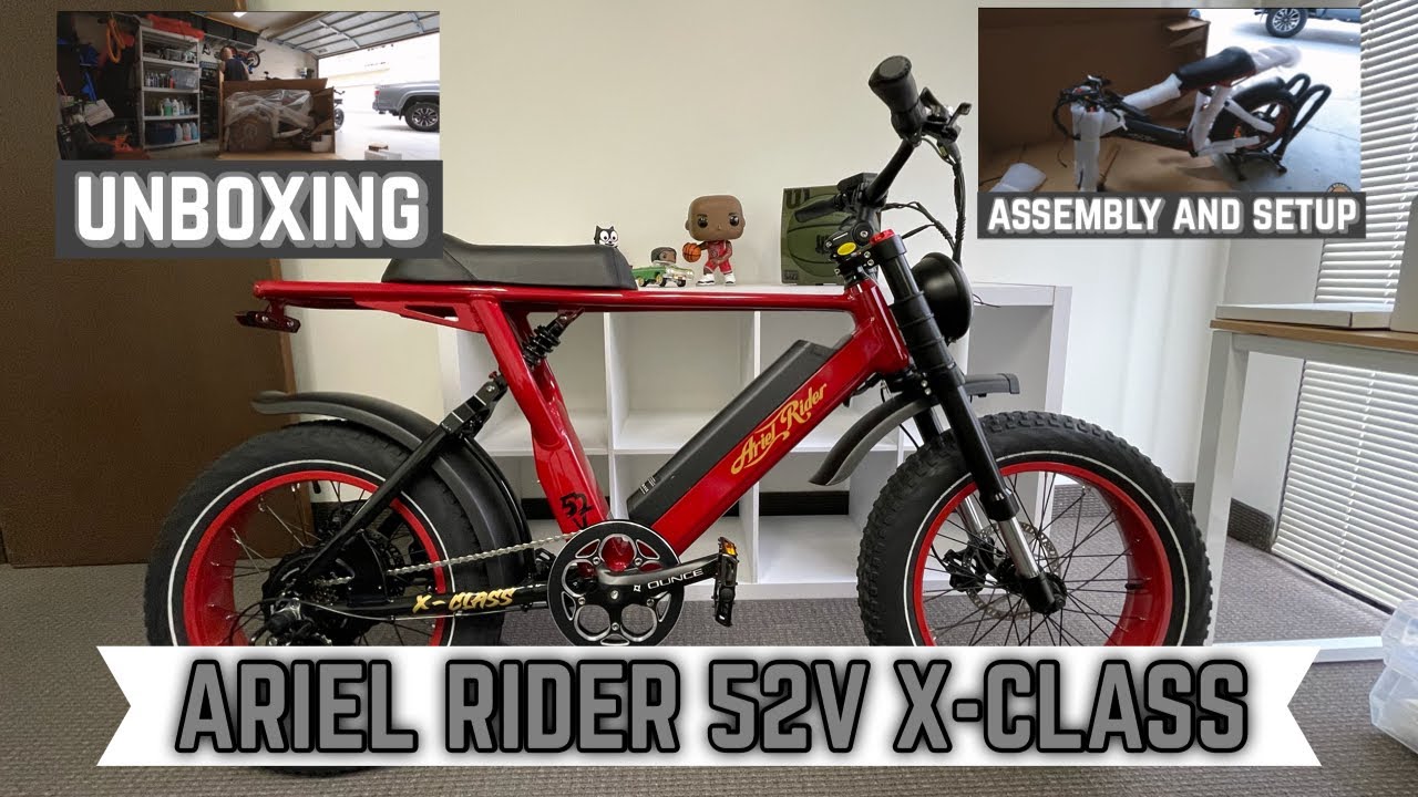 Ariel Rider E-Bike 52v X-Class - Unboxing and Setup