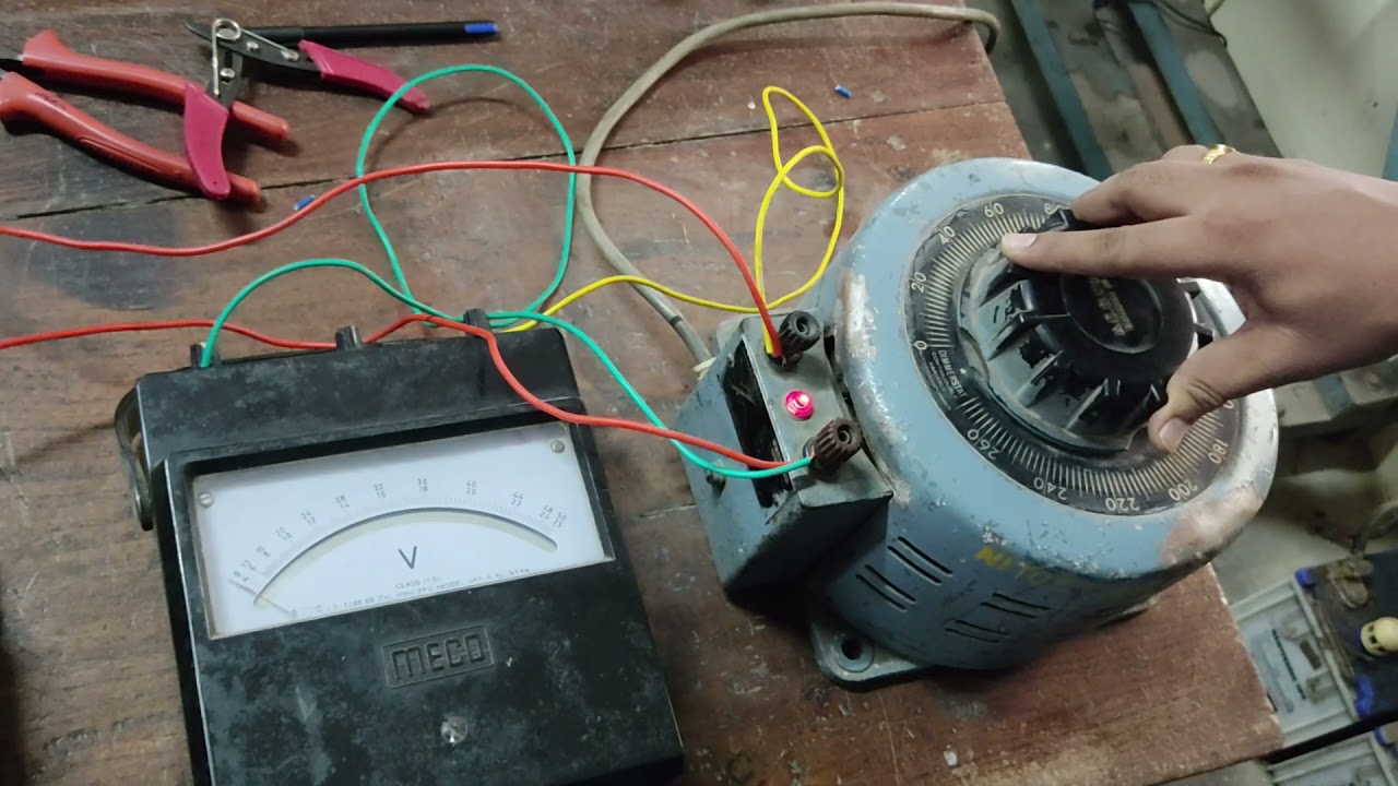 Short Circuit (SC) test on single phase transformers