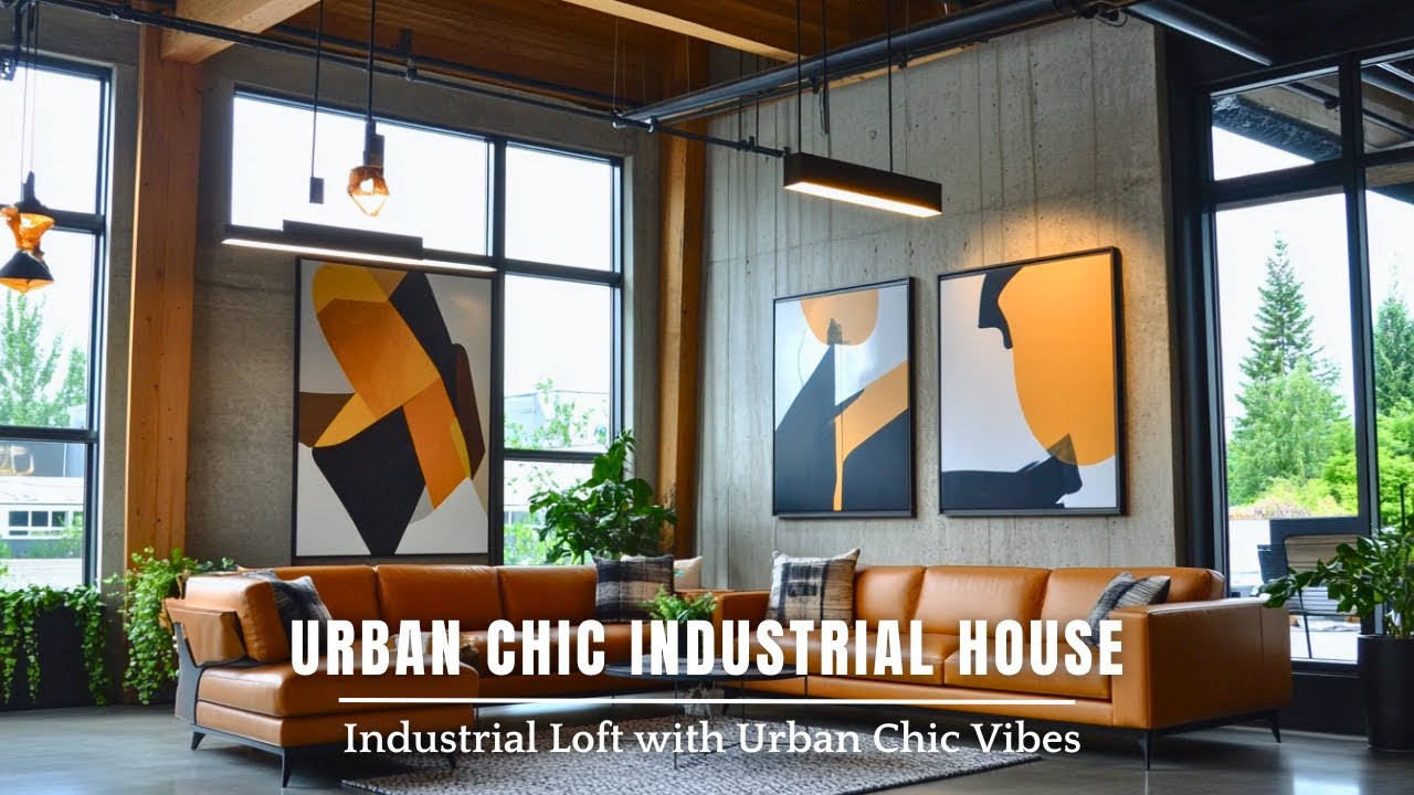Urban Industrial Style Loft House: Urban Chic Loft Design Tips