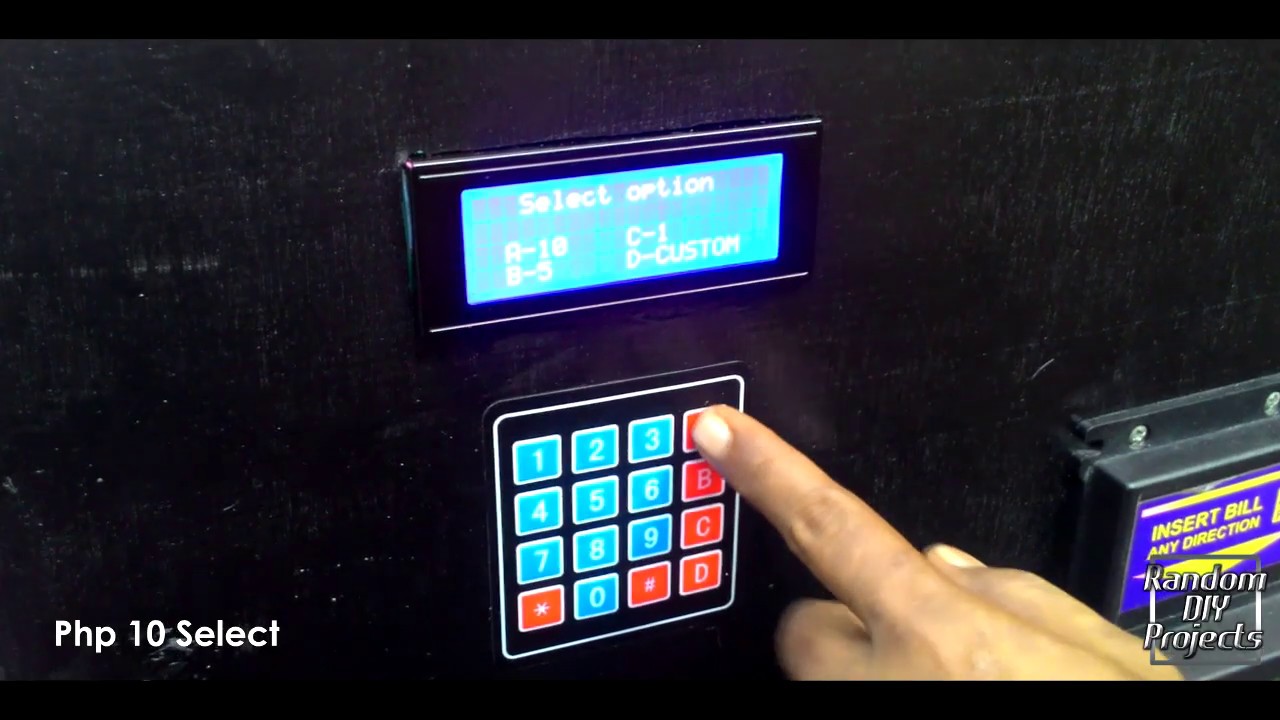 DIY Coin Changer Machine using Arduino - Apex 5400 Bill Acceptor