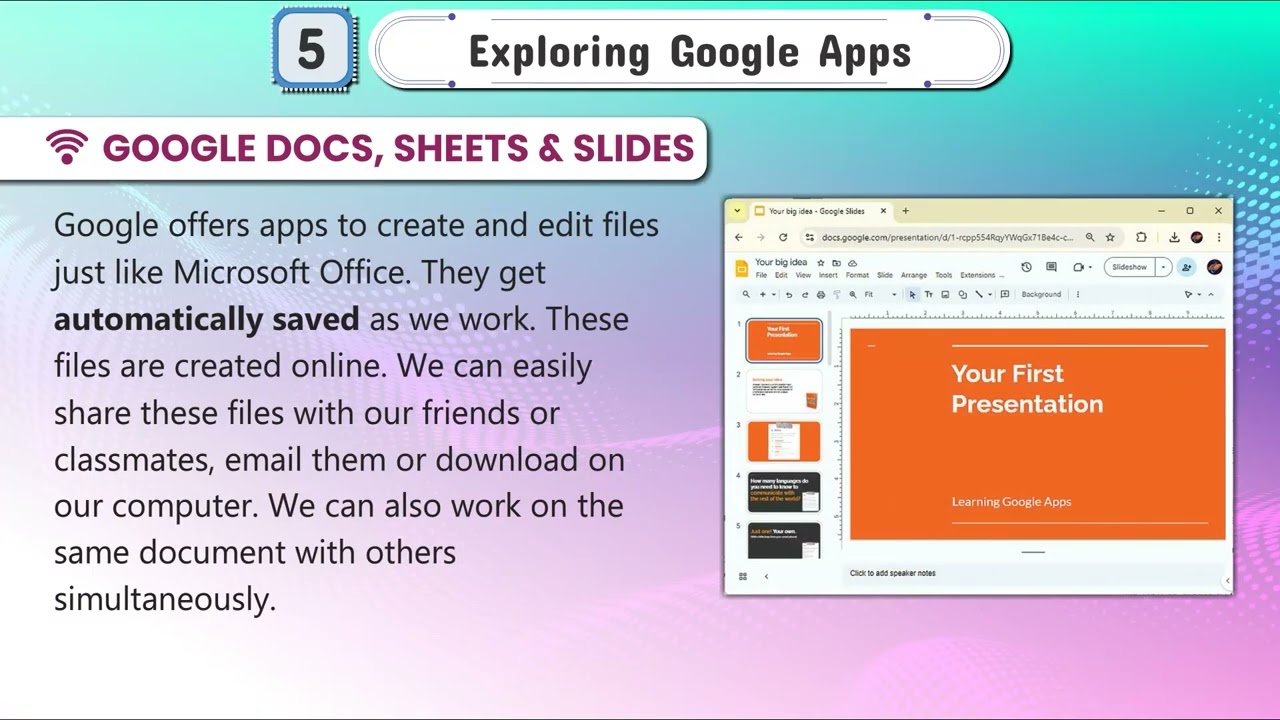 Ch 5 | Bright Shine | Computer | Class 06 | Exploring Google Apps | For children