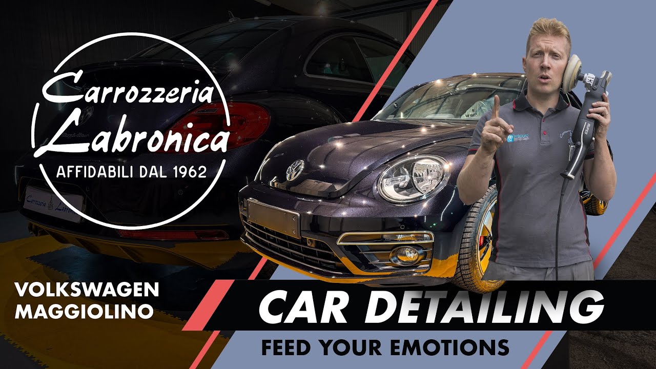 Car Detailing - VW Maggiolino - Lucidatura, Sanificazione Interni, Ripristino Volante e Nanotech