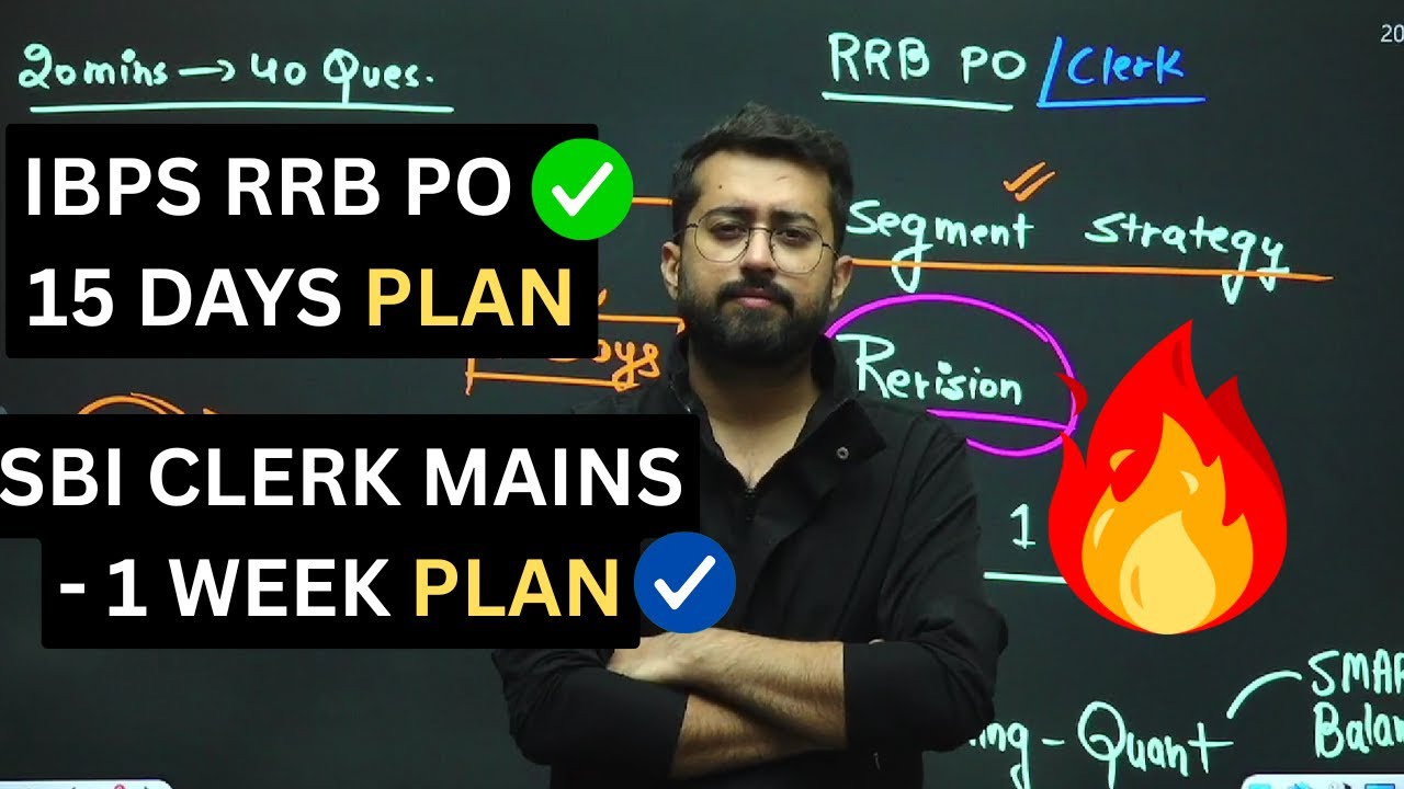 November 2025 Study Plan for IBPS RRB PO & SBI Clerk Mains 🔥|| Aashish Arora