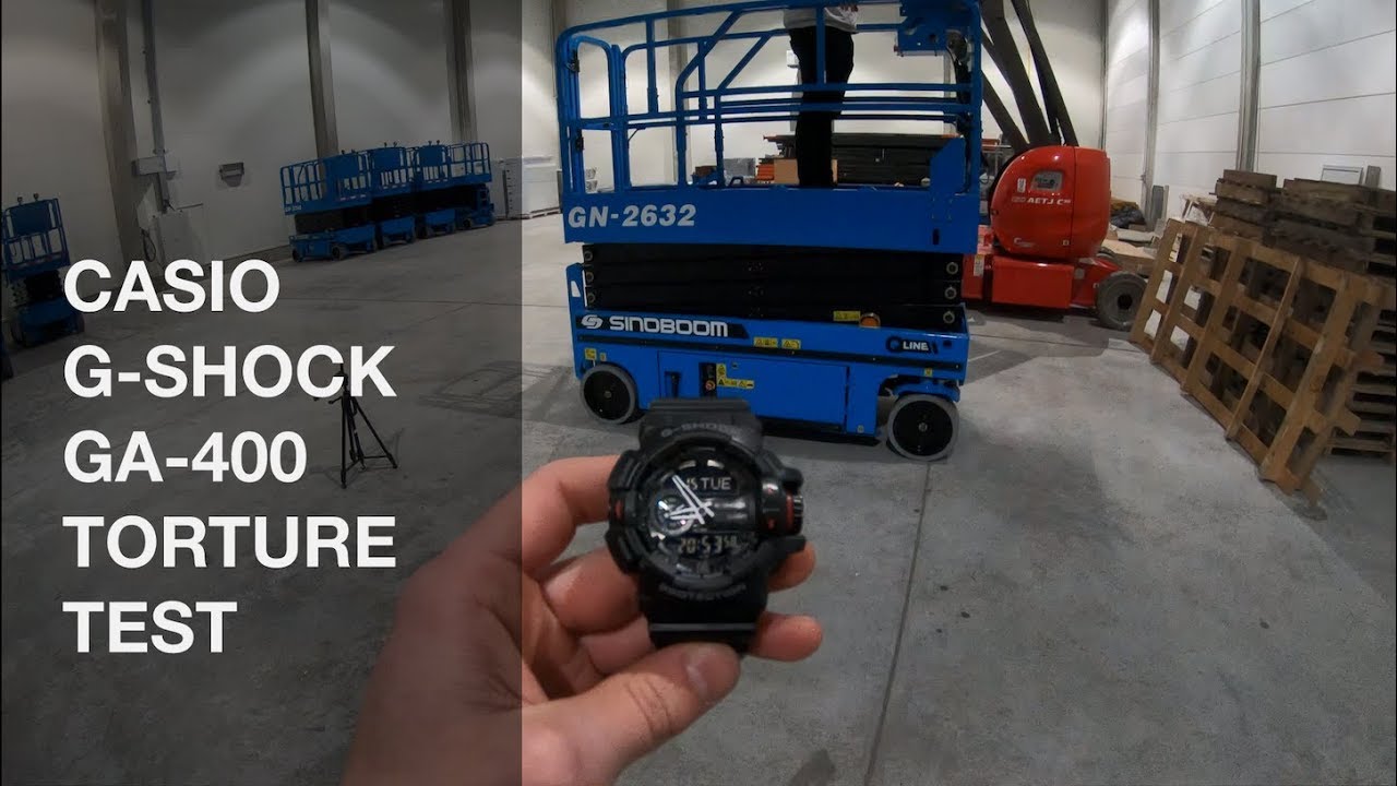 G-SHOCK GA-400 TORTURE TEST, Test wytrzymałości