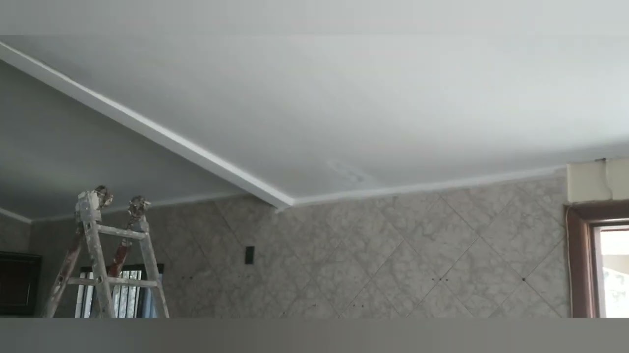 como tirar manchas amareladas forro gesso.