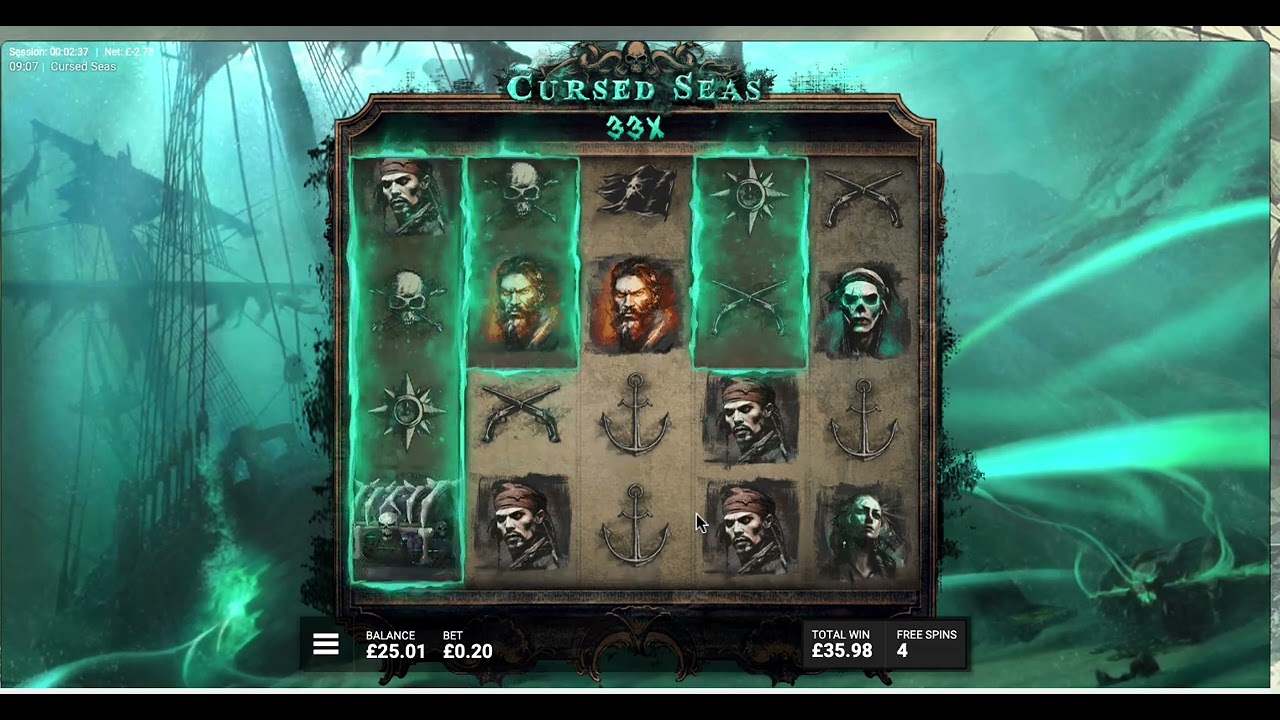 Cursed Seas slot from HACKSAW