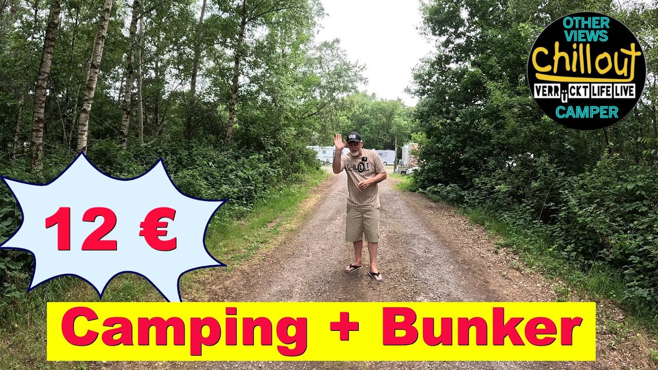 Wohnmobil-Stellplatz der anderen Art👌Den Heyberg an einer ehemaligen Munitions-Bunkeranlage..