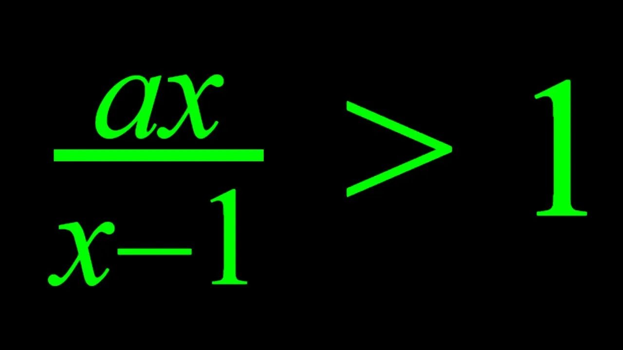 How to solve a PARAMETRIC Inequality? This is Crazy!