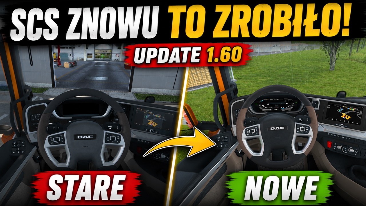 Kabiny 2.0? ETS2 1.60 całkowicie zmienia wnętrza ciężar&oacute;wek