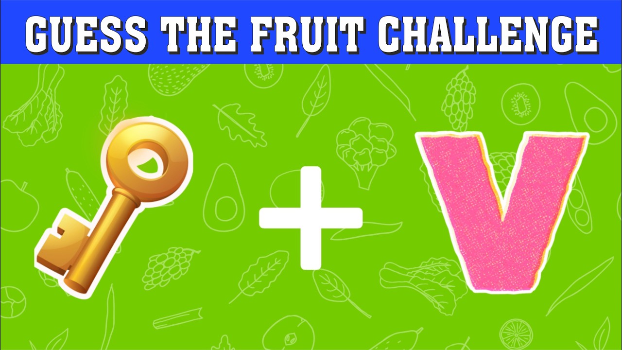 Guess The Fruits Challenge | Guess The Fruit By Emoji Challenge