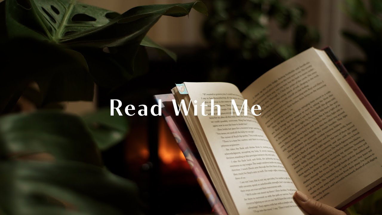 Read With Me | Real Time | Fireplace ASMR