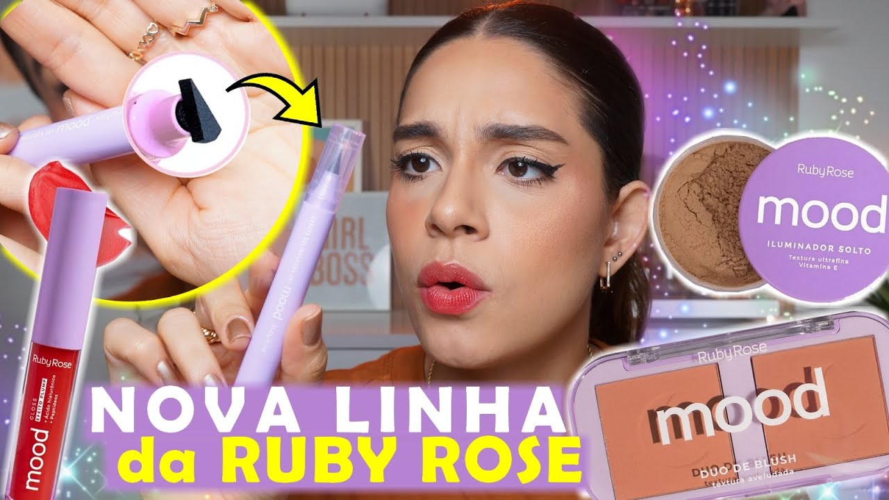 NOVA LINHA MOOD da RUBY ROSE | TESTANDO NOVIDADES ✨