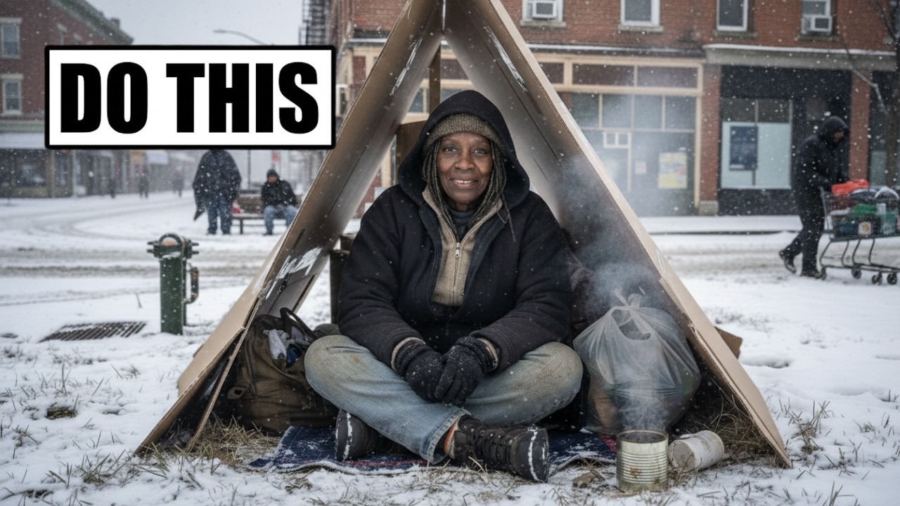 Black Homeless Women's 'Banned' Secret For Staying Cool In Summer And Warm In Winter