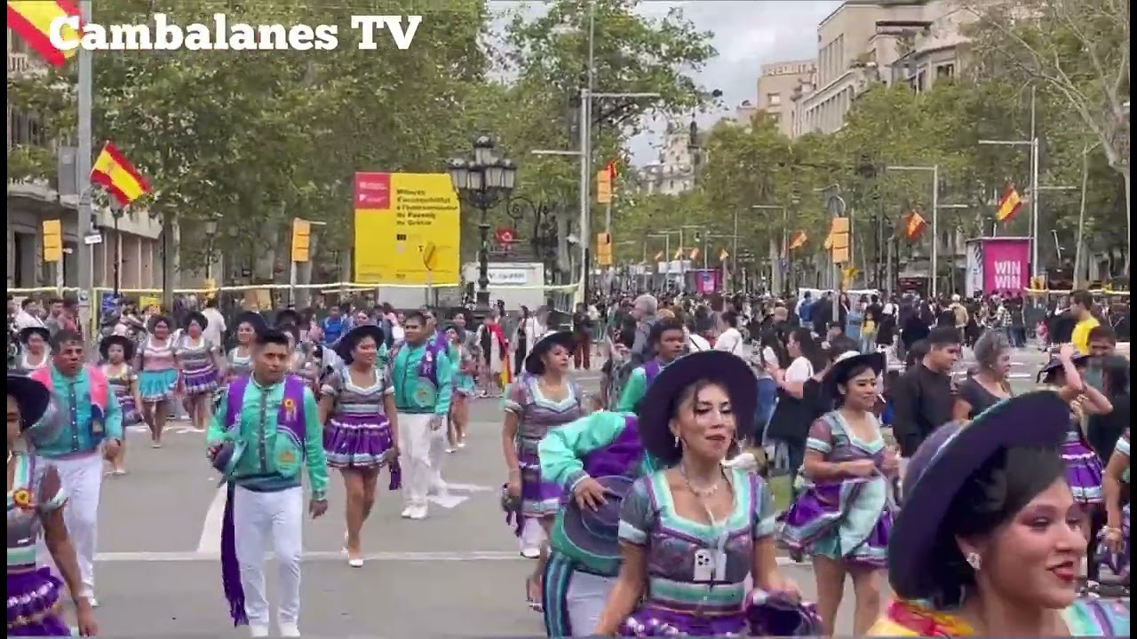 Rúa Hispanoaméricana / Fiesta de la Hispanidad en Barcelona 2024