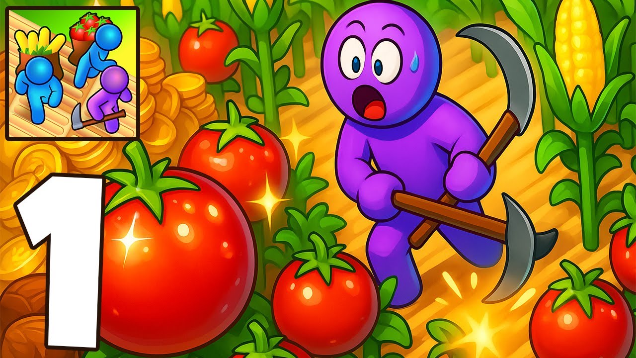 Farm Land Gameplay Walkthrough Part 1 &ndash; Grow Your First Farm! (Android, iOS)