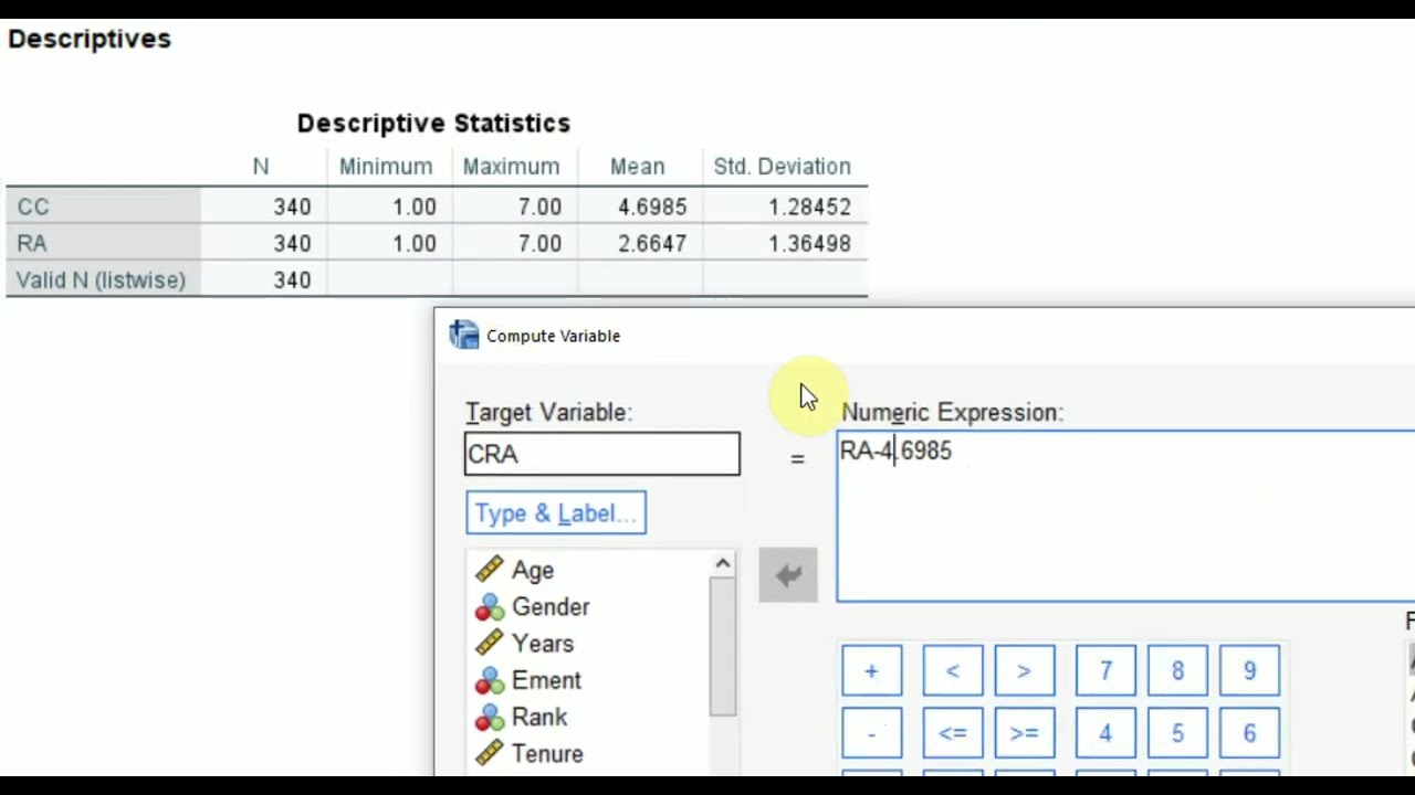 Statistics for Research - 37 - Moderation Analysis using SPSS with Continuous Variables