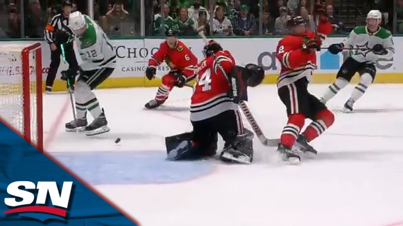 Radek Faksa Caps Off Stars' Four-Goal Spree In Eight Minutes To Complete Comeback vs. Blackhawks