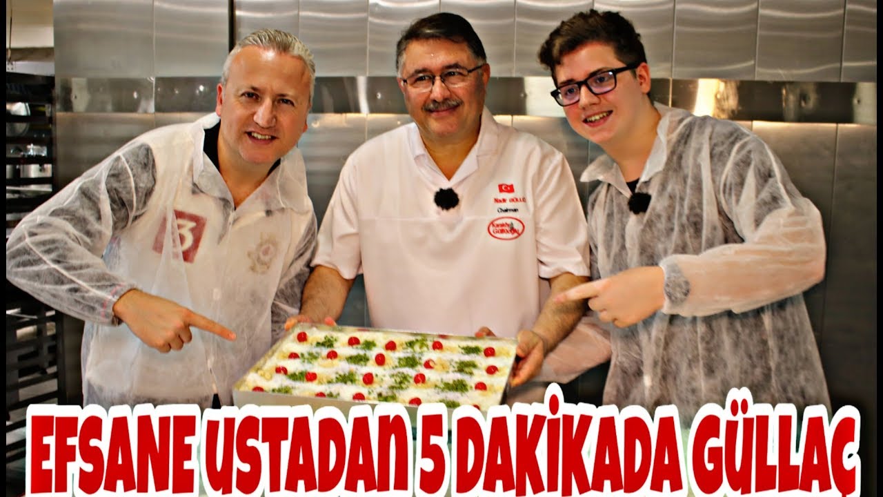 Efsane Ustadan 5 Dakikada Güllaç - Karaköy Güllüoğlu