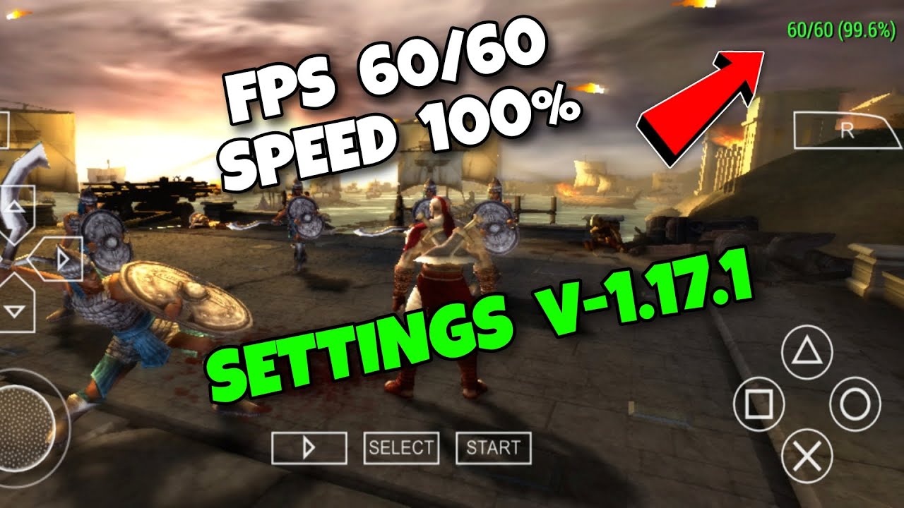 God of war chains of olympus ppsspp best settings | no lag smooth gameplay