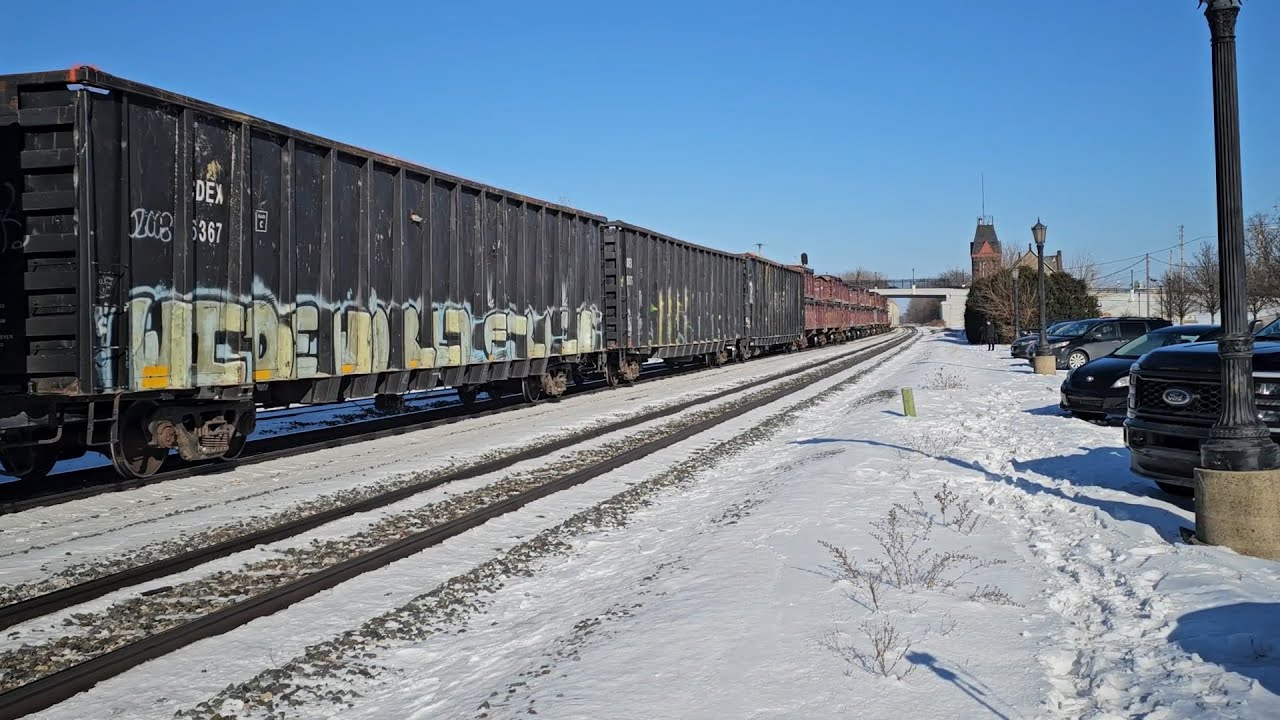 По многочисленным просьбам! Береа, Огайо. Часть 3. Гонка на скорость NS и CSX. Широкий мир поездо...