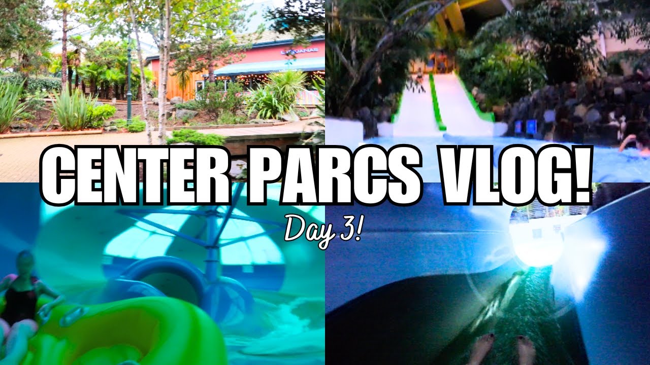 CENTER PARCS VLOG DAY 3! | Rachel Clare