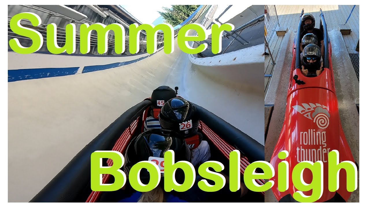 Bobsleigh In The Summer !! Hidden Whistler Activity #whistlerslidingcenter #kw