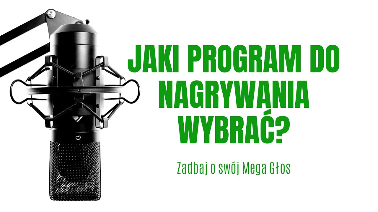 Jaki program do nagrywania wybrać? Jaki DAW jest najlepszy? | Zadbaj o swój MEGA GŁOS 2022