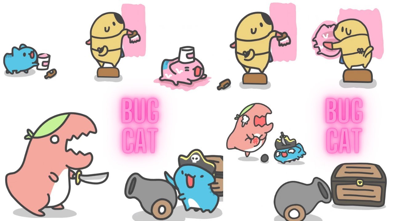 The story of a cat - Funny BugCat-Capoo Comics