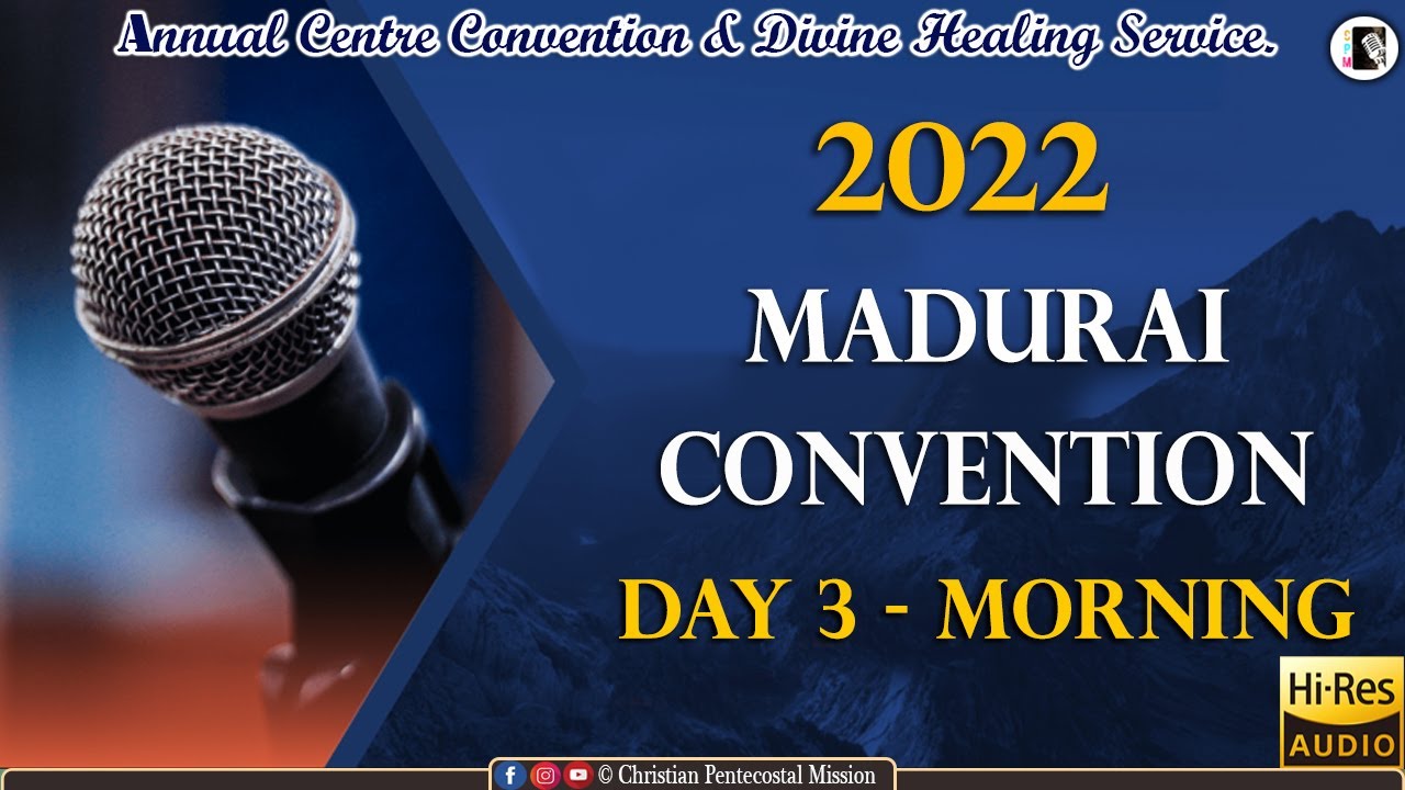 TPM Messages | Madurai Convention | Day 3 Morning | Pas Udhayakumar | The Pentecostal Mission | CPM