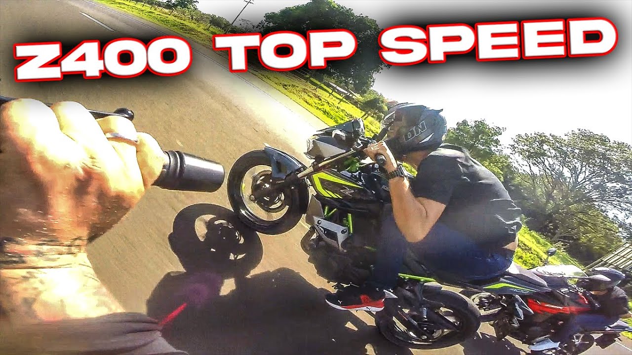 Z400 TOP SPEED vs CBR 500R vs NINJA 400