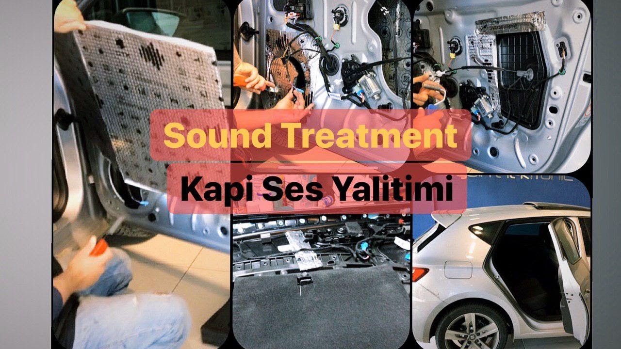 2019 Seat Leon FR Door Soundproofing | Kapı Ses Yalıtımı | Sound Treatment &  Deadening | CTK Vibra.