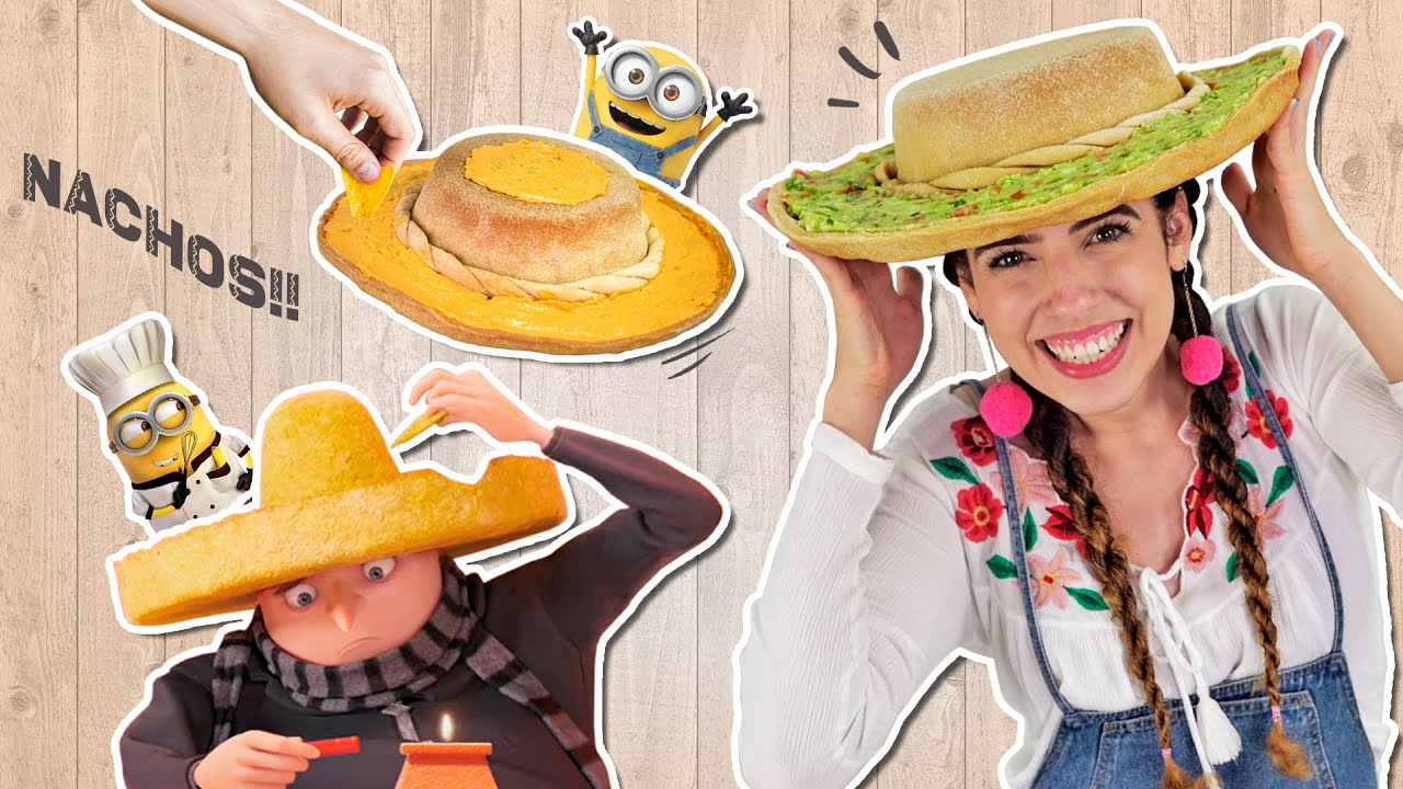COMIDINHA DE FILME: CHAPÉU DE NACHO MEU MALVADO FAVORITO | Paula Stephânia