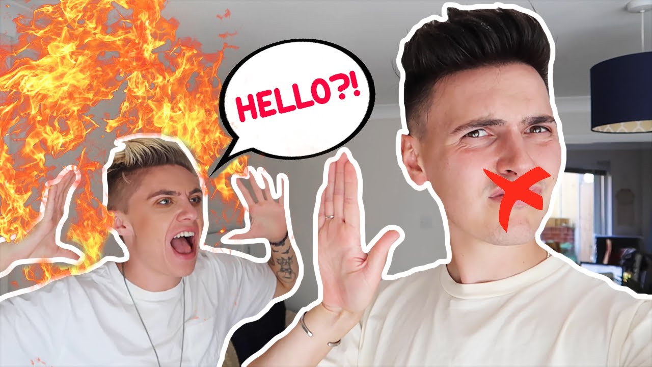 IGNORING MY BOYFRIEND FOR 24 HOURS *he goes CRAZY*