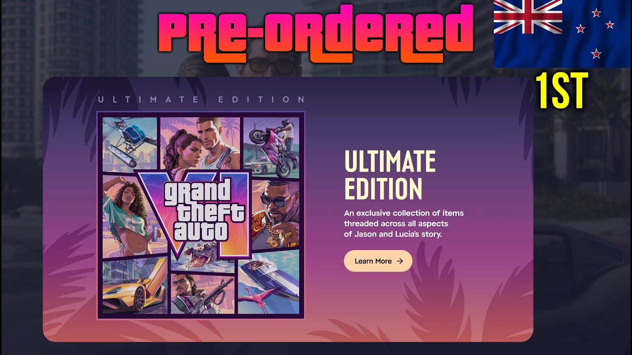 FIRST IN THE WORLD to Pre-Order GTA 6