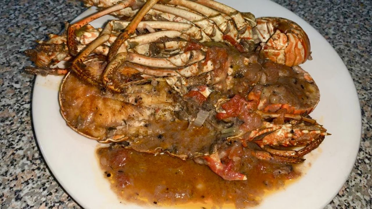 How To Make Lobster In Coconut Sauce Jamaican Style  | Cooking With TZ&C