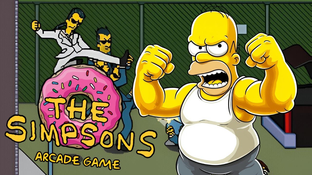 Симпсоны против всех! Полное прохождение Simpsons Arcade для телефонов (J2ME/Java) | Ретро гейминг📱