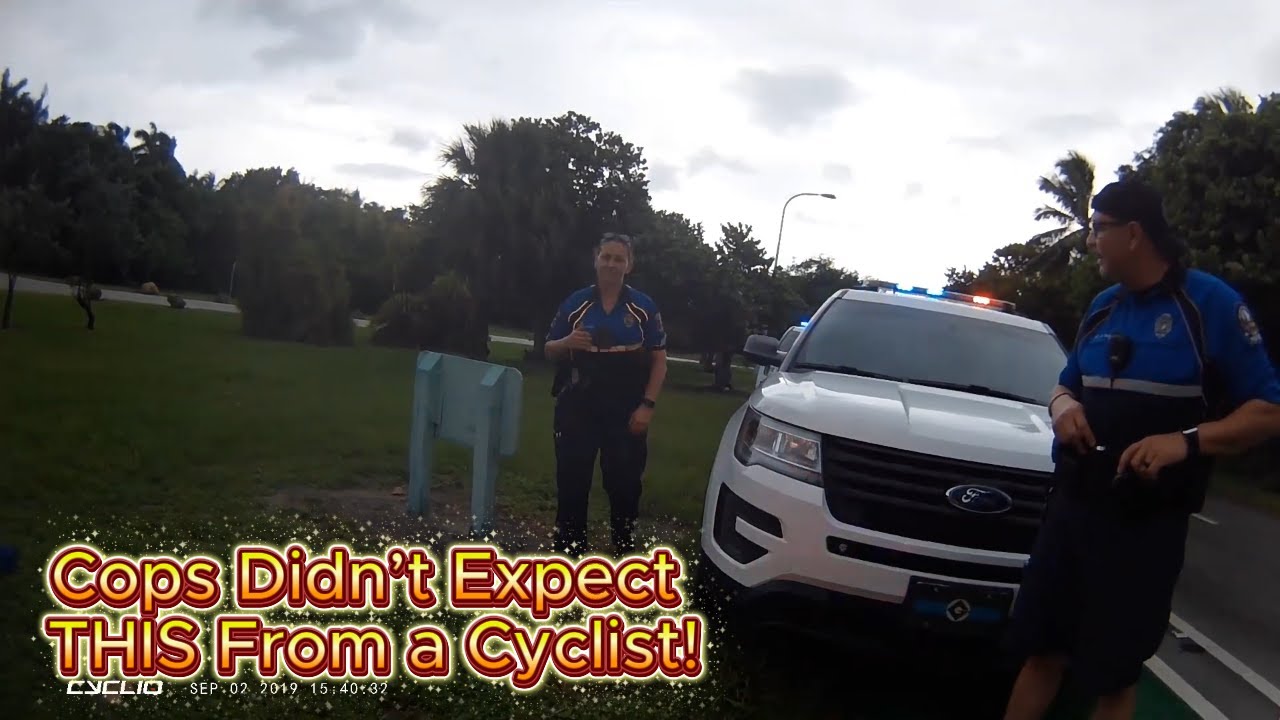 Cops Stop Cyclist Over His Shirt &ndash; BIG Mistake!
