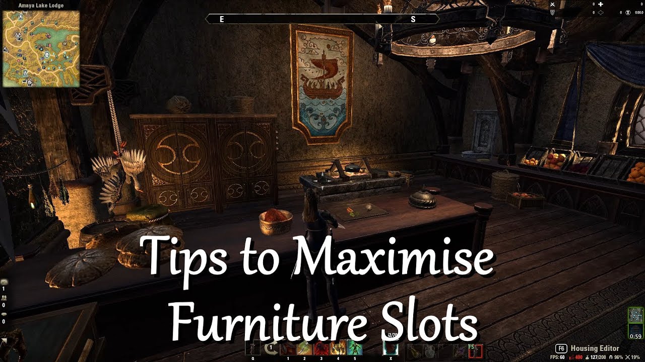 Tips to Maximise Furniture Slots | ESO Housing Ideas & Tips
