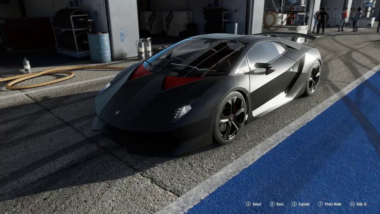 FORZA Motorsport 7 - 2011 Lamborghini Sesto Elemento - Car Show Speed Crash Test .