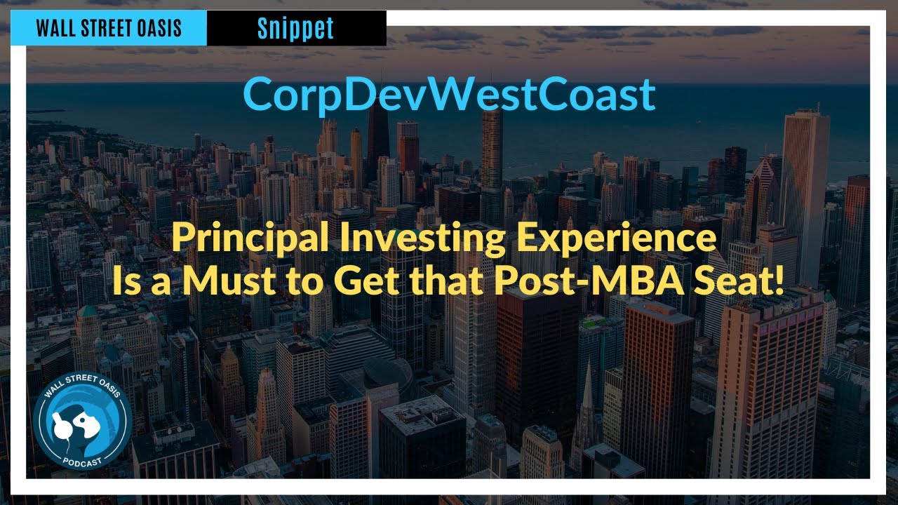Principal Investing Experience Is a Must to Get that Post-MBA Seat! | Episode 135 Highlights