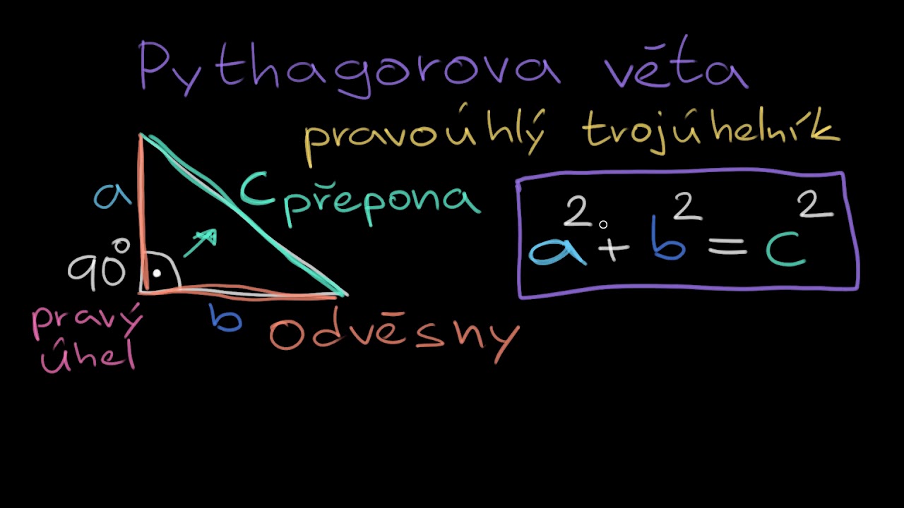 Úvod do Pythagorovy věty | Geometrie | Matematika | Khan Academy